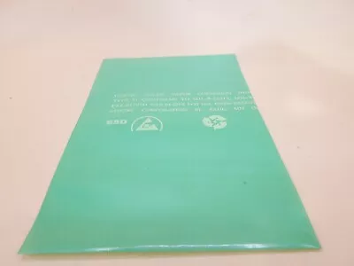 ESD STATIC SHIELDING HEAT SEAL BAG GREEN 6 X 4  (Lot Of 400)  • $17.75