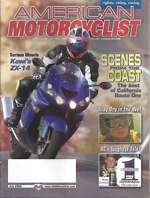 AMA American Motorcyclist Magazine July 2006 Miguel Duhamel-Pacific Coast Hwy • $10