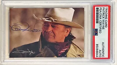 2005 Breygent Patrick Wayne John's Son Signed Auto Trading Card Promo PSA/DNA • $79.99