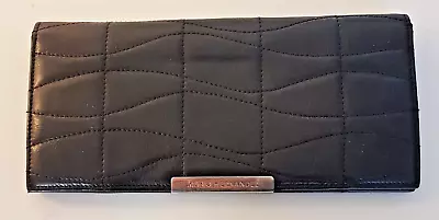 Mario Hernandez Wallet Soft Black Bi-Fold Large Clutch Made In Colombia SEE • $24.95