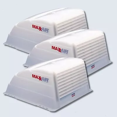 Maxxair Standard Large Vent Cover In WHITE (Translucent) - 3-PACK - RV Trailer • $112.05