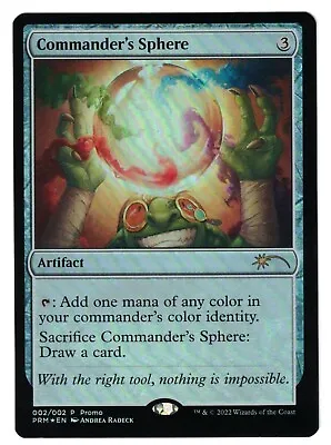 Magic The Gathering: MTG COMMANDER'S SPHERE GATEWAY EVENT DCI FOIL PROMO • $2.90