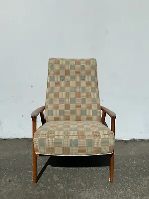 Mid Century Armchair Lounger Chair MCM Teak Danish Modern Sling Seating Eames  • $1599