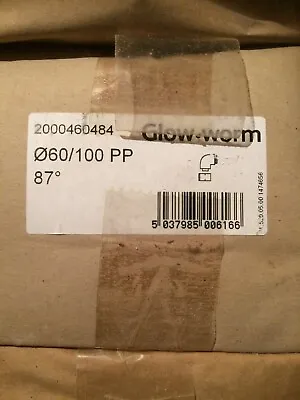 £40 • Buy Glow-worm 90 Degree Flue Elbow 2000460484