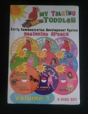 My Talking Toddler Early Communication Development 9 Disc Set Vol. 1 (DVD) NEW • $16.99