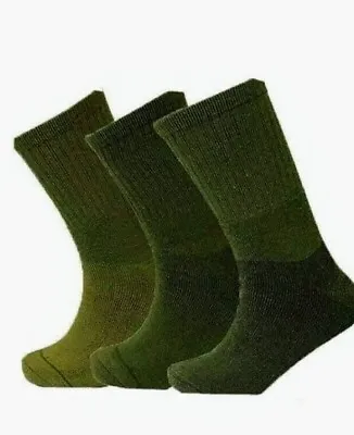 £5.83 • Buy Mens Military Socks 3 Pairs Army Thermal Hiking Boots Walking Combat UK 6-11