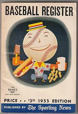 1955 The Sporting News Baseball Register----Mickey Mantle   VG • $24.99