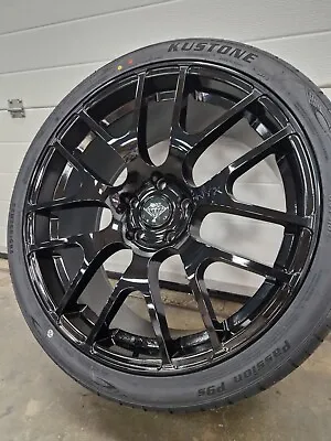 Onyx Amethyst 22  Alloy Wheels + Tyres For Audi Q7 Porsche Cayenne VW Touareg • $1726.41