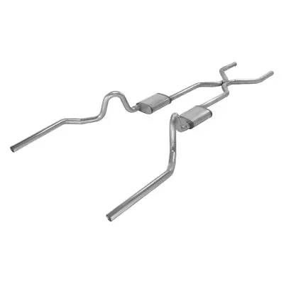 For Chevy Monte Carlo 70-72 Exhaust System Pypes 409 SS H-Bomb Crossmember-Back • $637.75