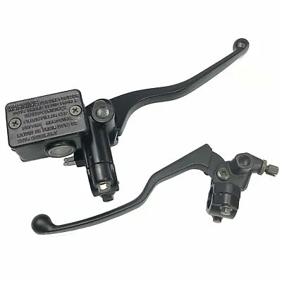 7/8  Motorcycle Handlebar Hydraulic Brake Master Cylinder Control & Clutch Lever • $18.58