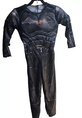 Halloween BaTman Costume  Child Size S Cape Mask Body Suit Dress Up D C Comics • $8