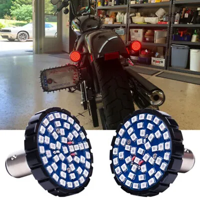 Motorcycle LED Turn Signals Brake Light 1157 For Harley Street Glide Special US • $19.08