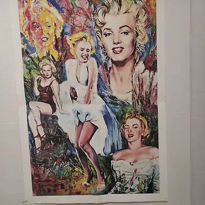 Marilyn Monroe Unframed Oil Paint Canvas Print Modern Wall Art Decor Artwork  • $9.45