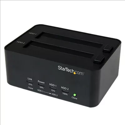 StarTech.com USB 3.0 SATA Hard Drive Duplicator & Eraser Dock - Standalone • $102.16