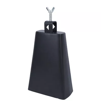 7 Inch Black Metal Cowbell Cattle Bell Percussion Musical Instrument(7 Inch) HPT • $24.94