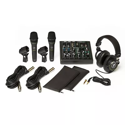 Mackie Performer Bundle - Incl. USB Mixer 2 Dynamic Microphones And Headphones • £155