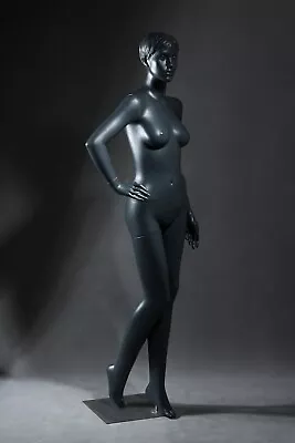 Female Full Body Fiberglass Mannequin Abstract Style Grey Color (ads3) • $100