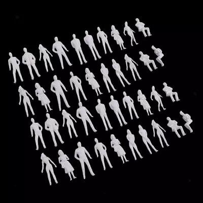 40Pc 1/50 Scale Model People Miniature Figures Architectural Model Accessory • £6.82