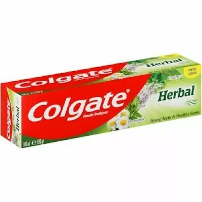 Colgate Herbal Toothpaste 100ml EUCALYPTUS CHAMOMILE MYRRH & SAGE Pk 13612 • £6.99