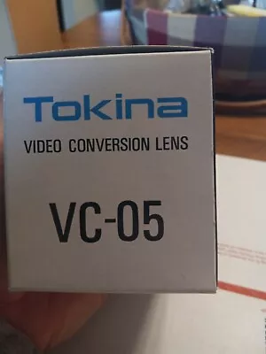 Video Camera Wide Angle Lens - Tokina Video Wide Converter VC 0.5x For Canon • $29.95