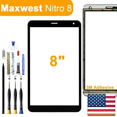 8 Inch Touch Screen Digitizer Replacement For Maxwest Nitro 8 Tablet • $17.68