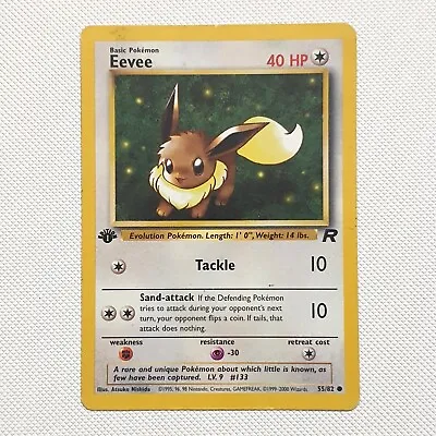 Pokémon - 1st Edition Eevee - 55/82 - Team Rocket - Common • £3.79