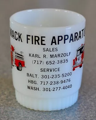 Vintage Mack Fire Apparatus Sales - Karl Marzolf Balt. Hbg. Wash. Coffee Mug • $8