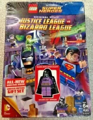 NEW LEGO JUSTICE LEAGUE VS BIZARRO LEAGUE DVD W/ Batzarro Minifig Sealed Package • $50