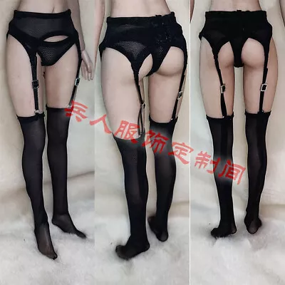 1/6 Female Mesh Suspender Stockings Clothes Model For 12  PH TBL JO Figure Body • $27