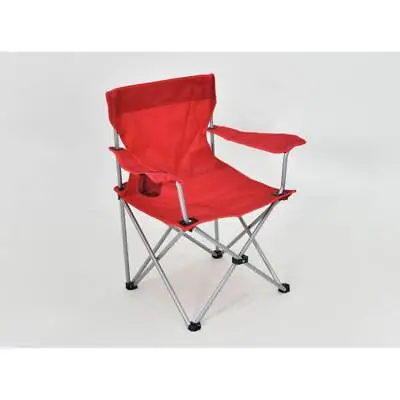 Pro Action Steel Folding Camping Chair - Red • £9.99