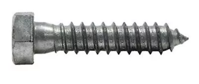 1/2 X 4 1/2 Galvanized Lag Bolts (100) Bulk Wholesale Lot • $73.21