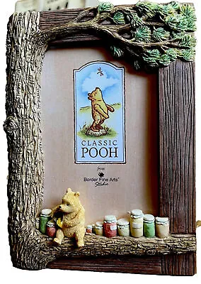 Border Fine Arts Classic Winnie The Pooh Brown Photo Frame 5.5 X 3.5 Inches • $24.87