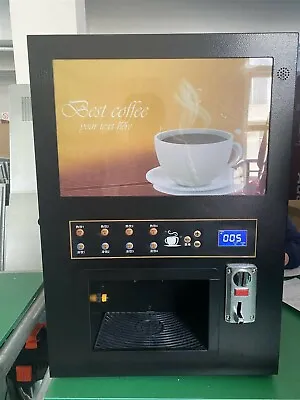 $1799 • Buy Commercial Automatic Coin 4 Hot & 4 Cold Instant Tea Coffee Vending Machine NEW