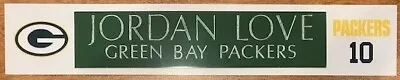 Jordan Love  Green Bay Packers   Full Color Logo With Engraved Name Plate • $6