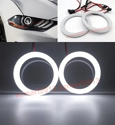 LED Halo Ring For Ford Mustang 18-22 Headlight Angel Eye Cotton White  Demon DRL • $26.67