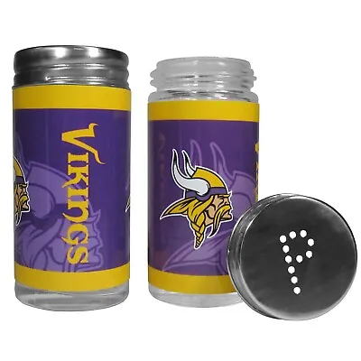 NFL Glass Salt & Pepper Shakers - Minnesota Vikings • $19.99