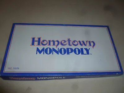 Vintage Boxed Monopoly Hometown Board Game Milco Arnold Miller 1985  • $59.99