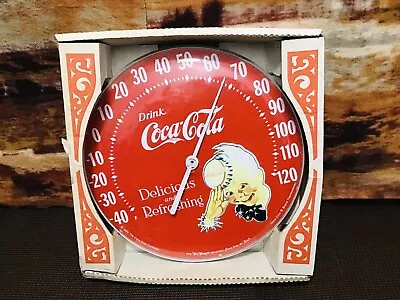 Vintage 1984 Coca Cola Sprite Boy 12  Tru Temp Bubble Thermometer HTF • $171.31