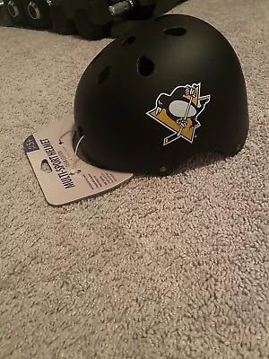 NHL Multi Sport Helmet Youth 5+ Pittsburgh Penguin Bike Helmet Skateboard Cycle • $20