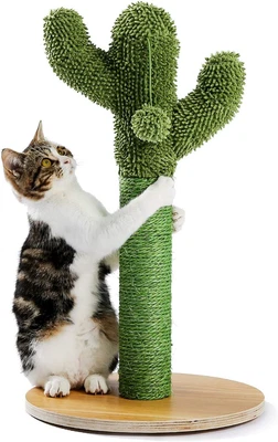 £26.26 • Buy PAWZ Road Cactus Scratching Post, Cactus Cat Tree, Sisal Rope Scratching Post,