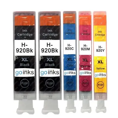 5 Printer Ink Cartridges (Set+Bk) For HP Officejet 6000 6500 6500A 7000 7500A • £12.50