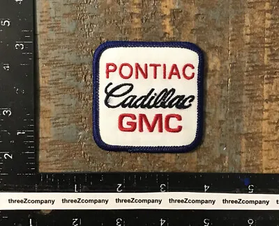 $7.70 • Buy Vtg Pontiac Cadillac GMC Automobile Dealer Service Sew-On Patch