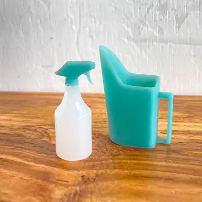 Dolls House Miniature 12th Scale Watering Can And Spritzer Bottle • £2