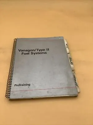 1987 Vw Vanagon Type Ii Fuel Systems Protraining Maintenance Guide Manual Book • $83