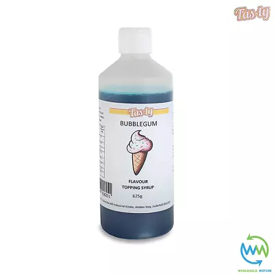 625G Ice Cream SAUCE Topping TAS-TY Brand Multiple FLAVOURS Syrup BOTTLE Tasty • £7.95