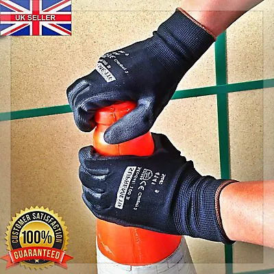 £119.99 • Buy 240 Pairs Nylon PU Coated Safety Work Gloves Gardening Builders Mechanic Grip