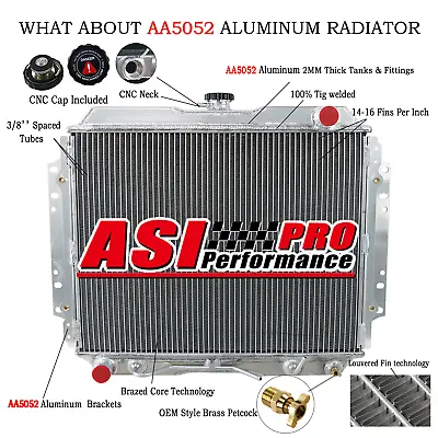 3 Row Radiator For Holden Rodeo TF G3/G6 2.2/2.6L Petrol 1987-1997 1996 AT/MT • $219