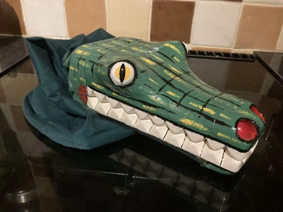 £145 • Buy Punch & Judy ' Croc ' Puppet By Bryan Clarke, Hand Made, Dressed, Painted.