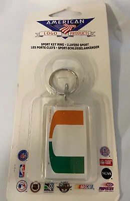 Miami Hurricanes NCAA Acrylic Keychain • $10