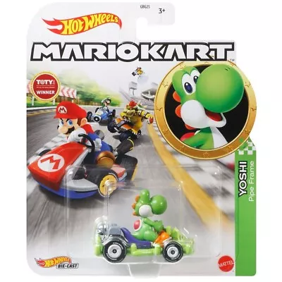 Hot Wheels Mario Kart Green Yoshi Pipe Frame Brand New & Sealed • $27.91